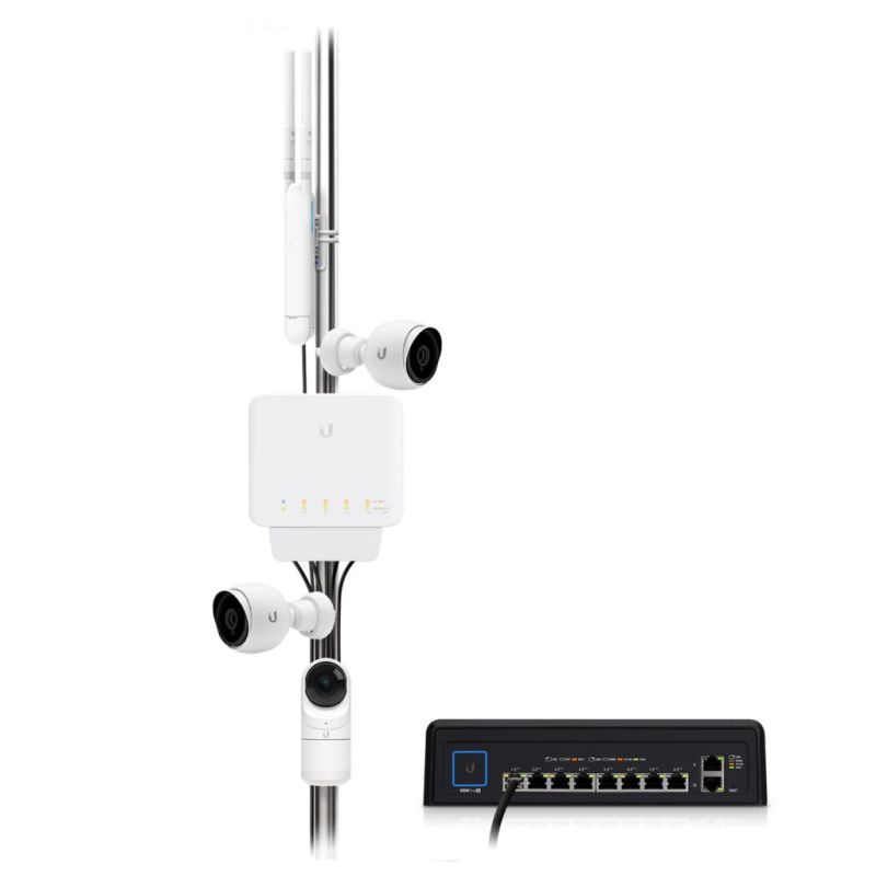 4. Switch Ubiquiti UniFi Flex 5p PoE (PoE+: 4;) Managed Gigabit