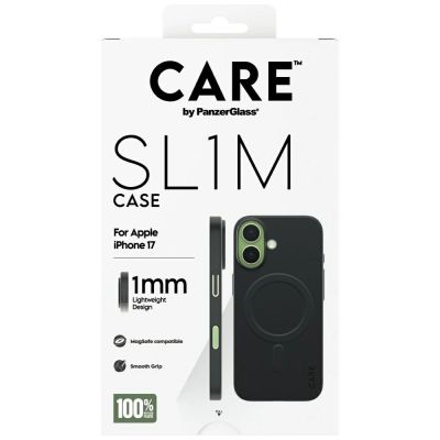 5. CARE by PanzerGlass SL1M MagSafe Case for iPhone 17 - Black