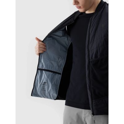 9. Men's trail running vest with primaloft black eco fill 4F