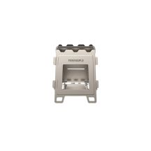 Fortress Titanium Wood Stove Fire-Maple