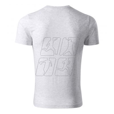 2. Malfini Paint M T-shirt MLI-P7303 light gray melange