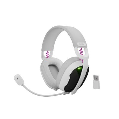 23. FURY FUKIYA F6 WIRELESS HEADPHONES WHITE WITH MICROPHONE