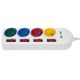 7. MACLEAN 4-OUTLET 2XUSB POWER STRIP MCE229W