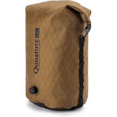 Qunature waterproof bag with valve khaki 12l