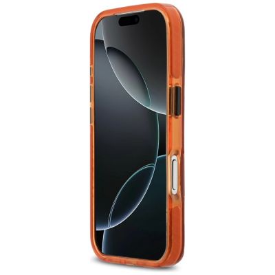 5. BMW M IML Shockproof Metal Logos MagSafe Case for iPhone 17 Pro - Pro Orange