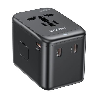 2. UNITEK TRAVEL CHARGER EU/US/UK/AUS GAN PD 65W
