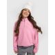 4FWarm oversize fleece with stand-up collar for girls 4F 4FJRAW25TFLEF441-54S