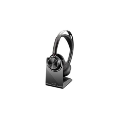 208. Poly Voyager Focus 2-M USB-CC Headset USB-C/A Adapter Charging Stand No localization Retail Packaging