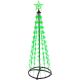 19. DECORATIVE CHRISTMAS TREE 154 LED RGB 150 CM BLACK
