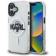 Karl Lagerfeld IML Karl Sketch Logo MagSafe Case for iPhone 16 - Clear