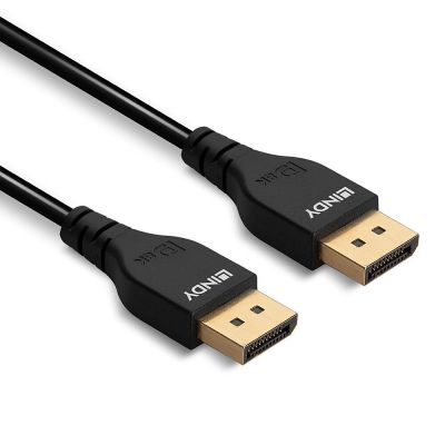 4. LINDY 3m Slim DisplayPort 1.4 Cable