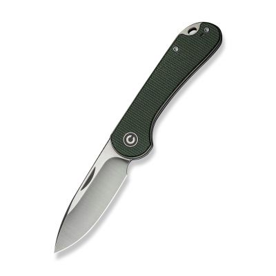 CIVIVI Elementum Slip Joint Green Micarta knife
