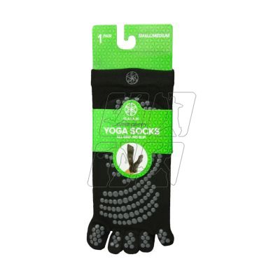 5. Gaiam black anti-slip socks S / M 52223