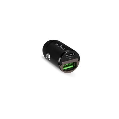5. Puro Mini 30W Power Delivery USB-C USB-A Car Charger - Black