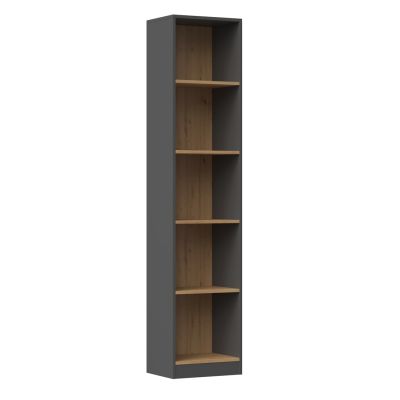 R40 bookcase 40x30xH181 anthracite/artisan