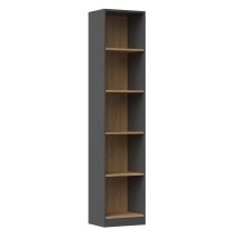 R40 bookcase 40x30xH181 anthracite/artisan