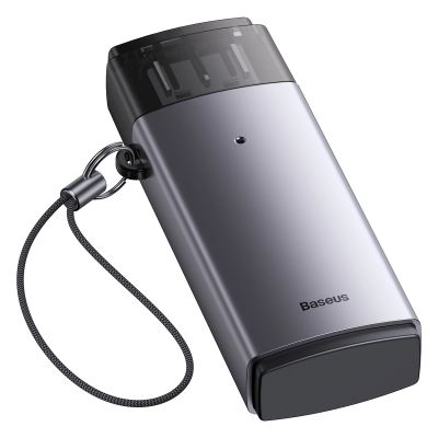 6. Baseus Lite Series adapter SD / TF USB card reader gray (WKQX060013)