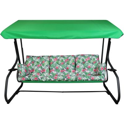 45. 3-SEAT GARDEN SWING MATYLDA WITH MOSQUITO NET