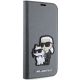 5. Karl Lagerfeld KLBKP14SSANKCPG iPhone 14 6.1" bookcase silver/silver Saffiano Karl & Choupette