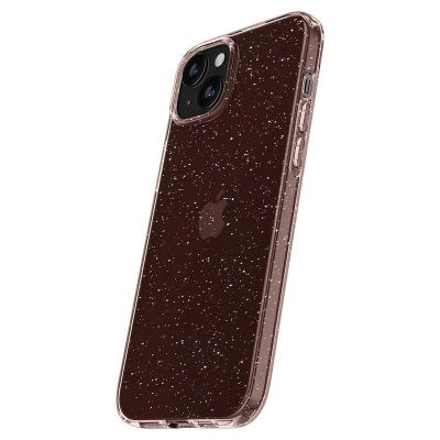 11. Spigen Liquid Crystal Glitter iPhone 15 Plus Case - Pink/Clear