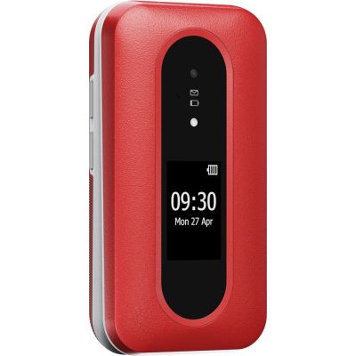 10. Doro Leva L30 7.11 cm (2.8") 142.7 g Red, White Functional phone