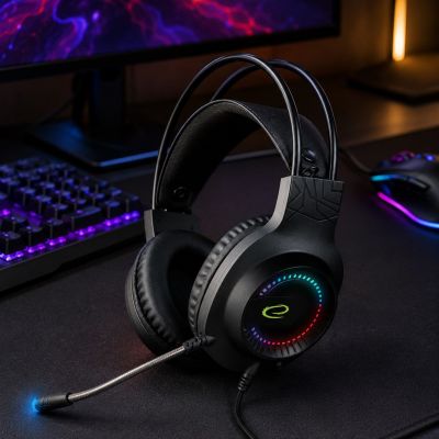 5. ESPERANZA HEADPHONES WITH MICROPHONE FOR GAMERS COURSER EGH7100