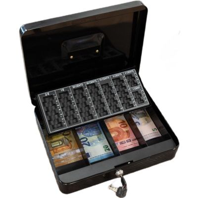 8. METAL CASE FOR MONEY AND DOCUMENTS BLACK + DECKER