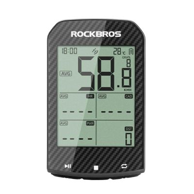 Rockbros M1Pro Bluetooth GPS Bike Computer IPX6 - Black
