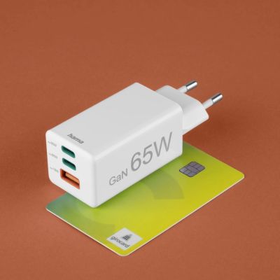 8. Hama 00201996 Mobile Charger Smartphone White Alternating Current Fast Charging Internal, External