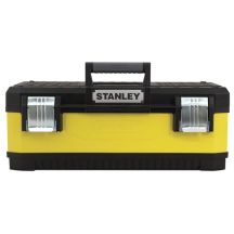Stanley 1-95-614 Tool Box Metal, Plastic Black, Yellow