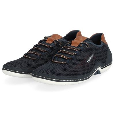 7. Comfortable Rieker M RKR666 navy blue shoes