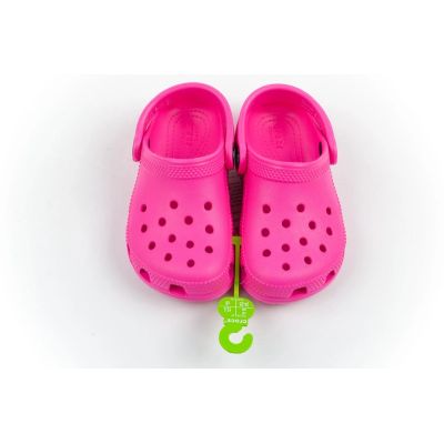 10. Crocs Classic Clog T children's clogs sandals pink comfortable fashionable