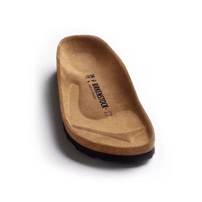 10. Birkenstock Arizona Kids Birko-Flor Nubuk Mocha narrow flip-flops for kids (0552893)
