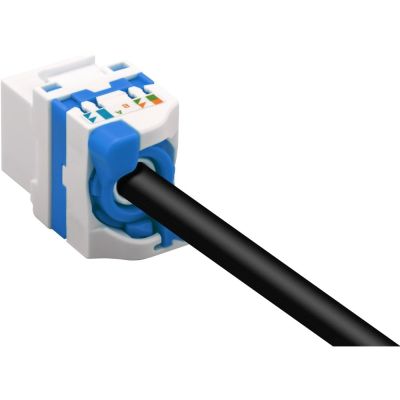 4. TECHLY SELF-CLAMPING KEYSTONE RJ45 MODULE CAT.6A U/