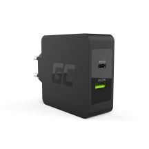 GREEN CELL USB-C 45W PD + USB WALL CHARGER