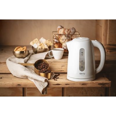 8. Adler electric kettle Adler CR 1254w (2200W 1.7l; white)