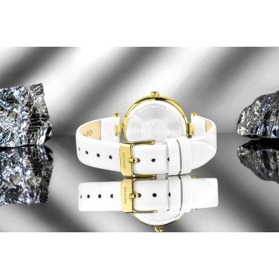 8. Giewont Sapphire Gold Silver Women's Watch GW9890-A2