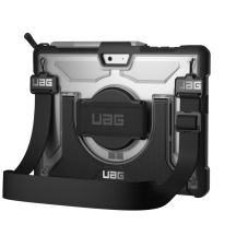 UAG Plasma - protective case with built-in stand and hand and shoulder strap for Microsoft Surface Go 1/2/3/4 G (ice)