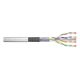DIGITUS cat.6 stranded cable, SF/UTP, AWG 26/7, LSOH, 305m, gray, spool