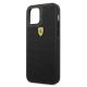 8. Ferrari FESPEHCP12MBK iPhone 12/12 Pro 6.1" black/black hardcase On Track Perforated