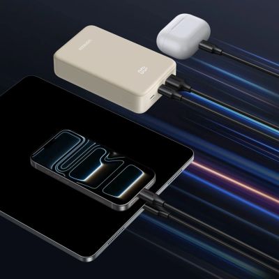 6. Ugreen Nexode Power Bank 20000mAh 30W USB-A USB-C - Gray