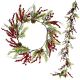 DECORATIVE GARLAND 175 CM RED