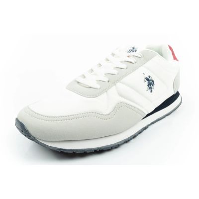 3. US Polo Assn sports shoes sneakers men's fashionable comfortable white