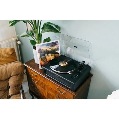 15. Lenco LS-430BK Turntable with Belt Drive Black