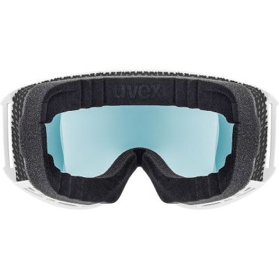 4. Uvex topic FM spheric winter sports goggles White Unisex Blue, Yellow Spherical lens