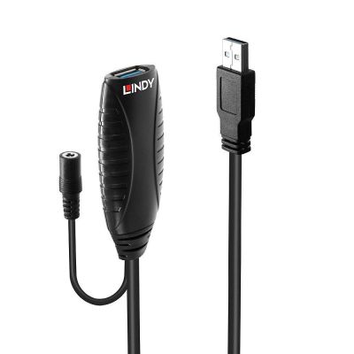 Lindy 43156 USB Cable USB 3.2 Gen 1 (3.1 Gen 1) 10m USB A Black