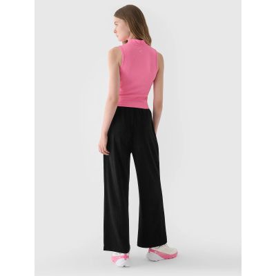 3. Women's 4F 4FRAW24TTROF1352-20S Velour Wide Leg Sweatpants