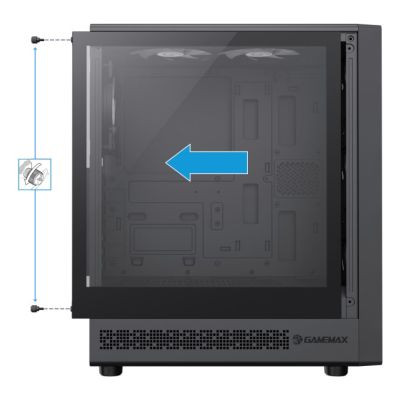 5. GameMax Storm 2 AB Midi Tower Black