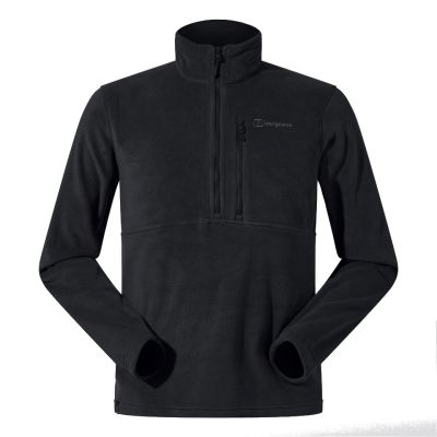 Berghaus Prism PT HZ Men's Fleece Sweatshirt Size L Black