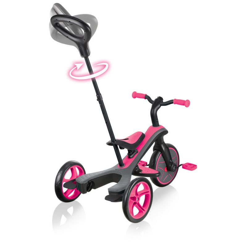 28. 4-in-1 bike Globber Explorer Trike Fuchsia 632-110-2 HS-TNK-000013809